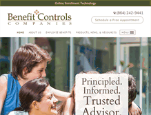 Tablet Screenshot of benefitcontrols.com